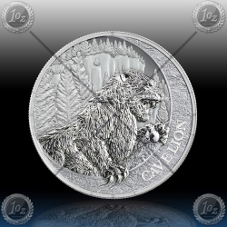 1oz Liberia 20 Dollars 2026 (Megafauna - Cave Lion) BU 1oz Liberia 20 Dollars 2026 (Megafauna - Cave Lion) BU